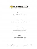 EnsayoDesarrollo Social Contemporáneo