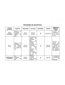 PROGRAMA DE INCENTIVOS. Página 1