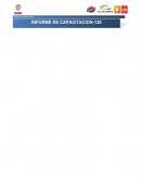 Ejemplo de informe capacitacion