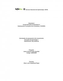 DISEÑO DE PROYECTO – DISTRIBUIDORA JR DE PRODUCTOS DE ASEO. Página 1