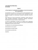 Administracion ¿De qué depende el cumplimiento de los objetivos y el buen funcionamiento de una organización?