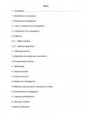 Perfil de proyecto Diagnóstico del estado del conocimiento
