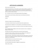 Acto Dia de la Bandera