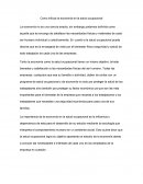 Relación entre economía y salud ocupacional