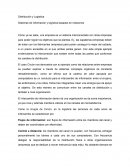 Canales de Distribución y Logística. Sistemas de información y logística basados en relaciones