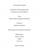 Salud, Sanidad y Seguridad Alimentaria Enfermedades de Transmisión Alimentaria