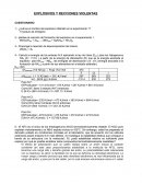 Los GRANDES EXPLOSIVOS Y RECCIONES VIOLENTAS