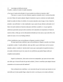 ¿Crees que el cuento está enfocado a lo que sucederá en un futuro en nuestras vidas?. Página 1