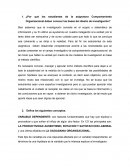 Investigacion del comportamiento organizacional