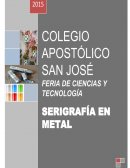 Serigrafía en Metal