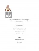 Experiencia de aprendizaje No.3 “Sociedad Anónima” Derecho Mercantil
