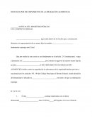 DENUNCIA POR INCUMPLIMIENTO DE LA OBLIGACIÓN ALIMENTICIA