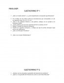 FISIOLOGÍA CUESTIONARIO Nª 1