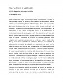 TEMA: “LA ÉTICA EN EL SABER HACER”