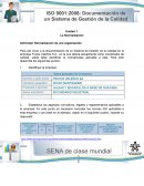 Unidad 1 La Normalización Actividad: Normalización de una organización