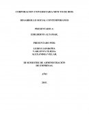 Desarrollo social contemporaneo