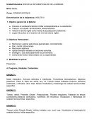 COMUNICACIONES Denominación de la Asignatura: INGLES IV