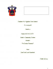 Redacciòn. Página 1