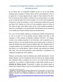 Incremento de la inseguridad ciudadana