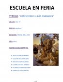 Proyecto los animales