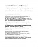 Cuales son las Ciencias de la salud 2 Actividad 9: ¿Qué aprendí y para qué me sirve?