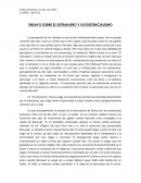 ENSAYO SOBRE EL EXTRANJERO Y SU EXISTENCIALISMO