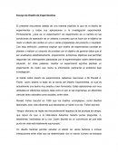 Diseño de experimentos Ensayo de Diseño de Experimentos