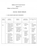 LLENA EL SIGUIENTE CUADRO: SEGÚN TU CONOCIMIENTO.