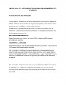 IMPORTANCIA DE LA SEGURIDAD OCUPACIONAL EN LAS EMPRESAS DEL ATLÁNTICO