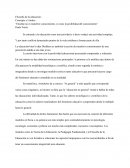 Filosofia de la Educacion