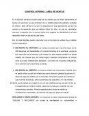 Control interno- ventas