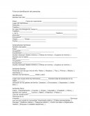 Ficha de identificación del preescolar