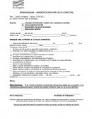 Formato de Amonestación laboral Panamá