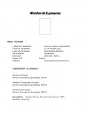 Formato Carta de renuncia