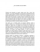 Es Colombia un país pobre?