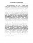 LA ANTROPOLOGÎA Y EL ESTUDIO DE LA CULTURA