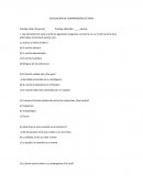 EVALUACIÓN DE COMPRENSIÓN LECTORA