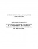 EVIDENCIAS PARA LA EVALUACIÓN DE COMPETENCIAS 2015