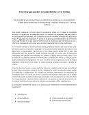 Creencias que pueden ser perjudiciales en el trabajo