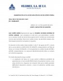 Ampliación de fianza