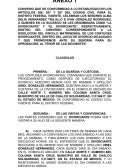 Convenio de divorcio