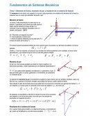 Momento de fuerza, momento de par y resultante de un sistema de fuerzas