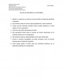 TALLER DE DESARROLLO SOSTENIBLE