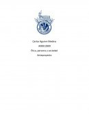 Ética, persona y sociedad Anteproyecto