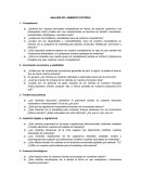 Análisis del ambiente interno y externo