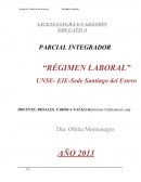 Regimen laboral docente