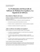 La Problemática del Desarrollo de Software de Mediana Envergadura y La Ingeniería de Software
