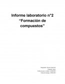 Formacion de compuestos quimicos