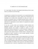 Cambio de la cultura organizacional