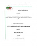 PROGRAMA DE CAPACITACIÓN PARA LOS COLABORADORES DEL DEPARTAMENTO DE RECEPCIÓN DEL HOTEL BICENTENARIO DE TLAPACOYAN, VER.